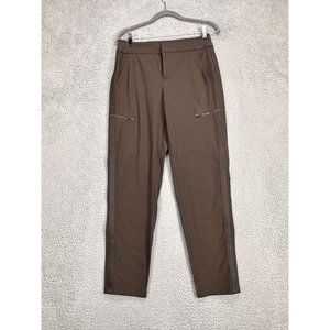 Athleta Pants Women's 8 Brown Athletic Wander Hybrid Nylon Blend Casual Stretch